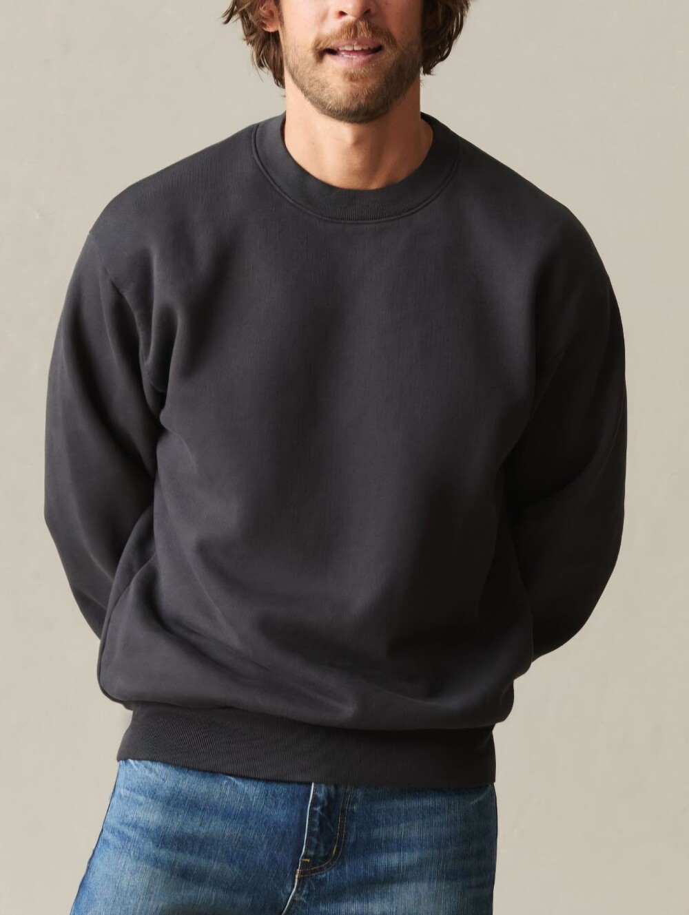 American Giant Men's XL Collegiate Crew Sweatshirt NWOT